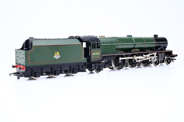 Hornby OO Gauge R080 BR Green Early Emblem Princess Class 8P No.46201 'Princess Elizabeth' - Boxed