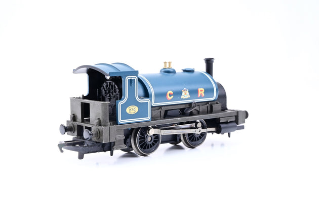 Hornby OO Gauge R2361 Caledonian Railways Blue 0-4-0ST Class 0F Pug No.270 - Boxed
