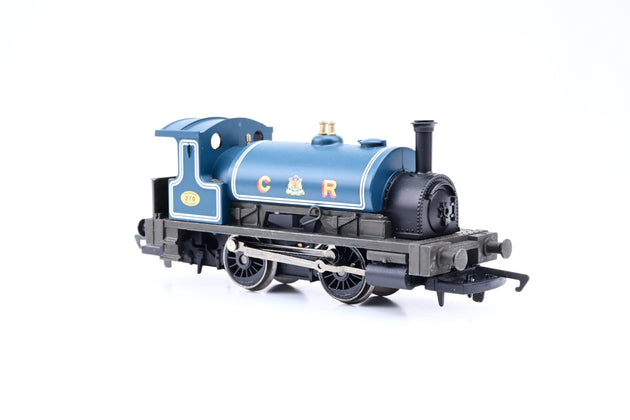 Hornby OO Gauge R2361 Caledonian Railways Blue 0-4-0ST Class 0F Pug No.270 - Boxed