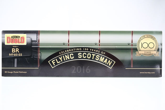 Hornby OO Gauge R30211 BR Green Late Crest 4-6-2 Class A3 No.60103 'Flying Scotsman' - Dublo Commemorative Edition, Limited Edition, Boxed