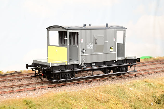 Dapol O Gauge 7F-200-013 BR Grey Coal Sector 20T CAR Brake Van No.B954781 - Boxed