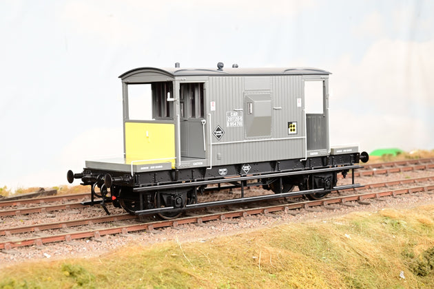 Dapol O Gauge 7F-200-013 BR Grey Coal Sector 20T CAR Brake Van No.B954781 - Boxed