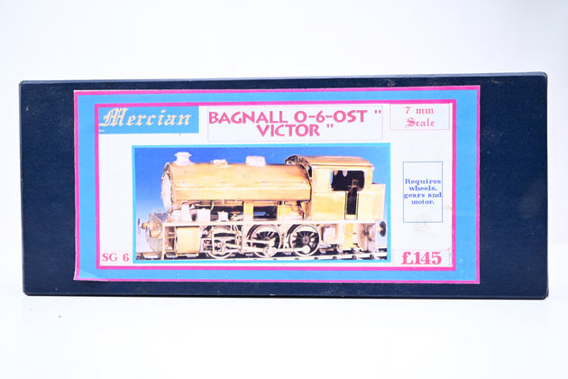 Mercian Models O Gauge SG6 0-6-0ST Bagnall 'Victor' Unbuilt Brass Kit - Boxed