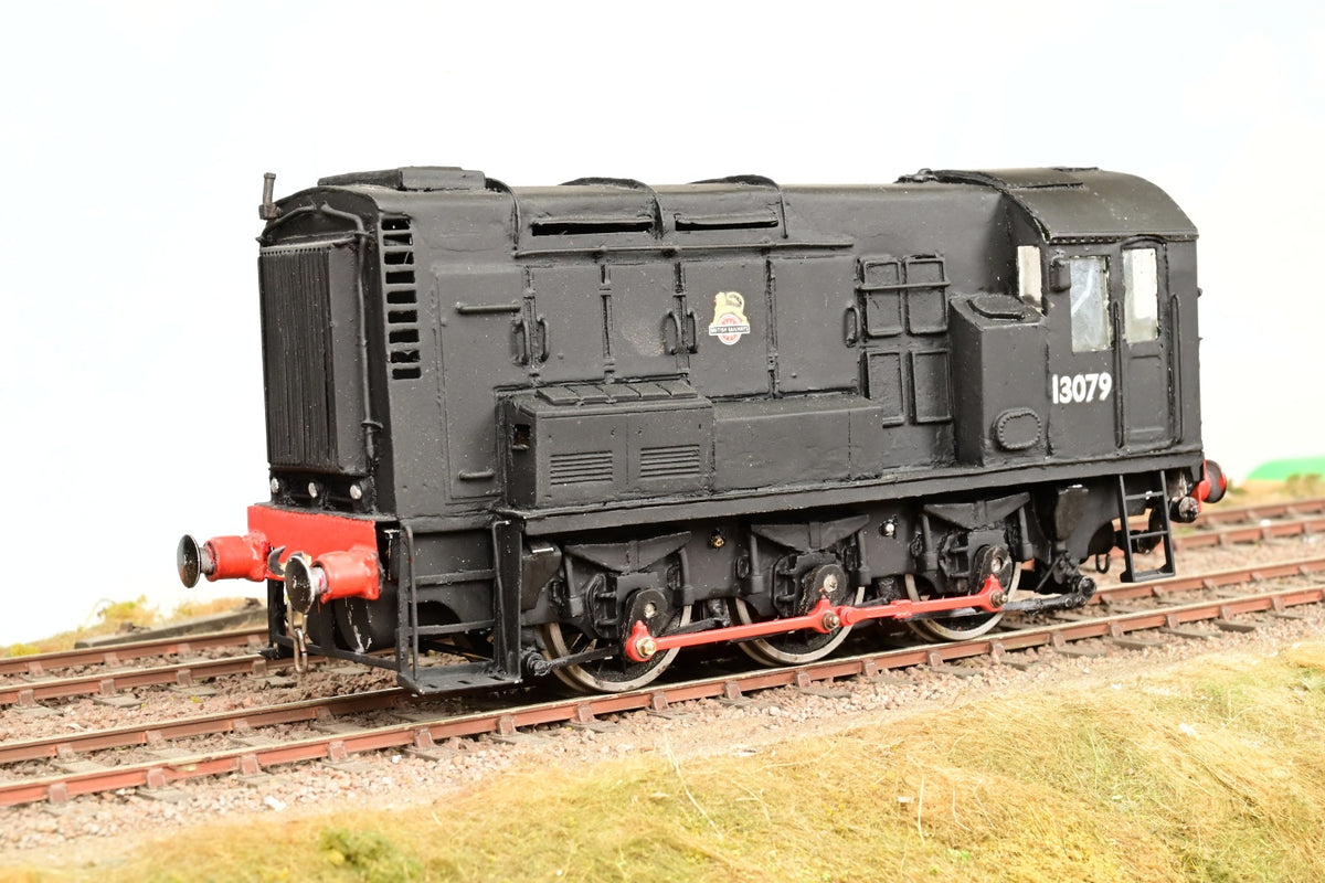 The Works Kit Built O Gauge BR Black Early Emblem Class 08 Diesel Shunter No.13079