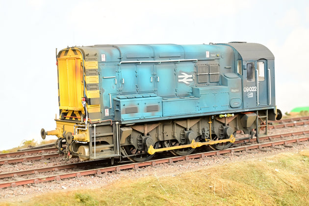 Dapol O Gauge GM7210203 BR Blue Class 09 Diesel Shunter No.09022 - Factory Weathered, Boxed
