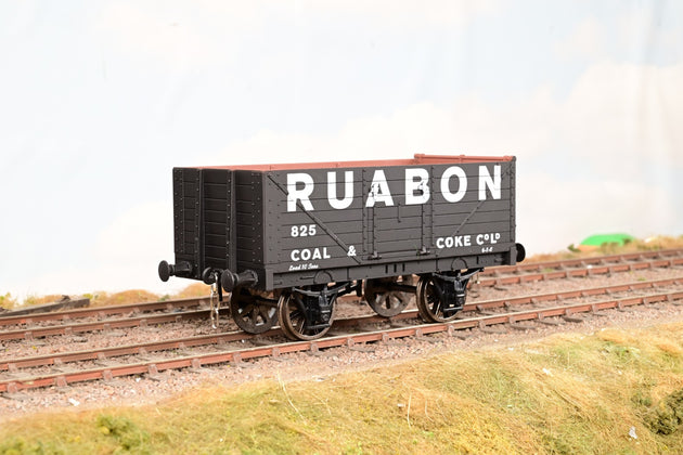 Dapol O Gauge 7F-071-029 'Ruabon' 7-Plank Open Wagon No.825 - Boxed