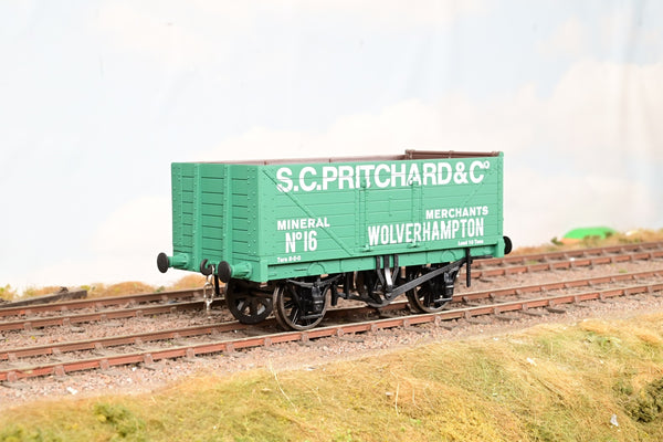 Dapol O Gauge 'S.C. Pritchard & Co.' 7-Plank Open Wagon No.16 - Boxed