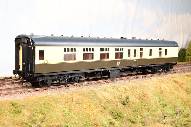 Heljan O Gauge 4923 BR Chocolate & Cream Mk1 BSK Brake Corridor Second Coach Unnumbered - Boxed