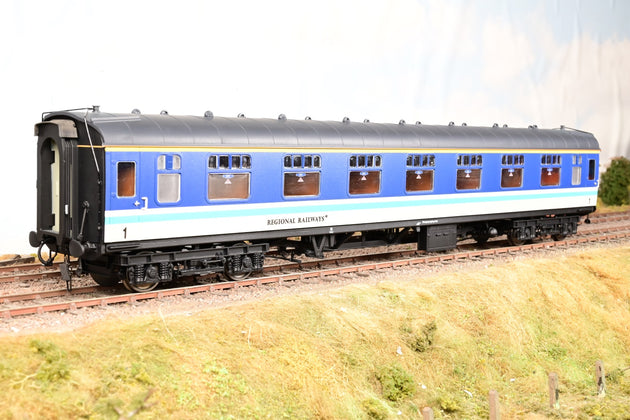 Heljan O Gauge 4935 BR Regional Railways Mk1 FK Corridor First Coach w/ B4 Bogies Unnumbered - Boxed