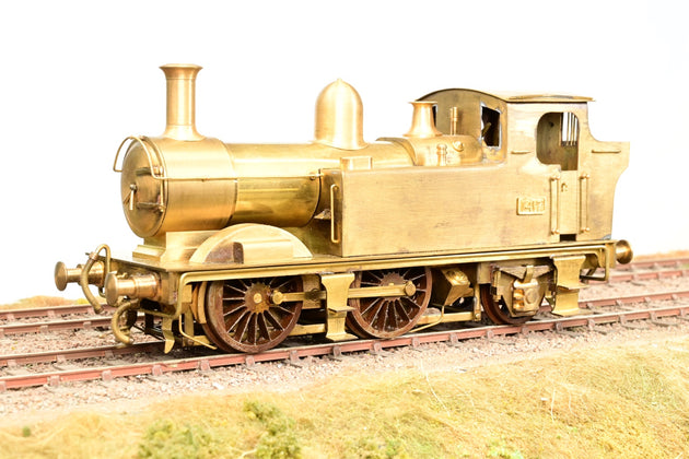 Kit Built O Gauge Unpainted Brass GWR Collett Class 1400 No.1417 - Non-motorised, Unboxed