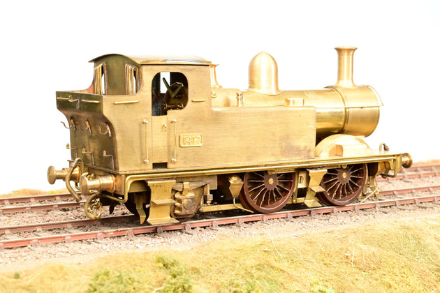 Kit Built O Gauge Unpainted Brass GWR Collett Class 1400 No.1417 - Non-motorised, Unboxed