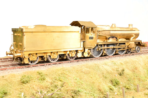 Kit Built O Gauge Unpainted Brass GWR Castle Class No.5071 'Spitfire' - Non-motorised, Unboxed