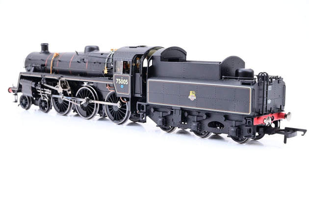 Hornby OO Gauge R2714 BR Black Early Crest Standard 4MT No.75005 - Boxed