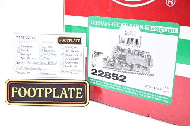 LGB G Gauge 22852 DR Black 0-4-4-0 Mallet No.99 201 - Sound Fitted, Boxed