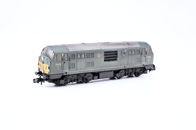 Dapol N Gauge 2D-012-009 Class 22 Disc Headcode BR Green (Weathered) Small Yellow Panel No.D6316 - Boxed