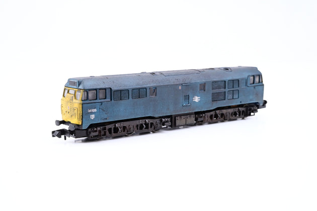 Graham Farish N Gauge BR Blue Class 31 No.31125 - Renumbered, Weathered, Boxed