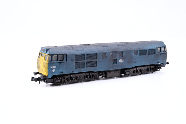 Graham Farish N Gauge BR Blue Class 31 No.31125 - Renumbered, Weathered, Boxed