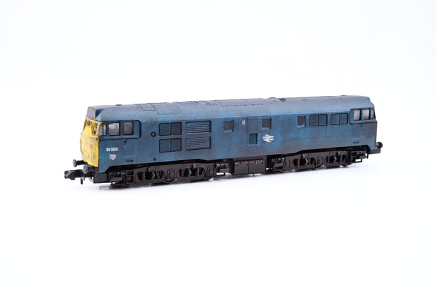 Graham Farish N Gauge BR Blue Class 31 No.31189 - Renumbered, Weathered, Boxed