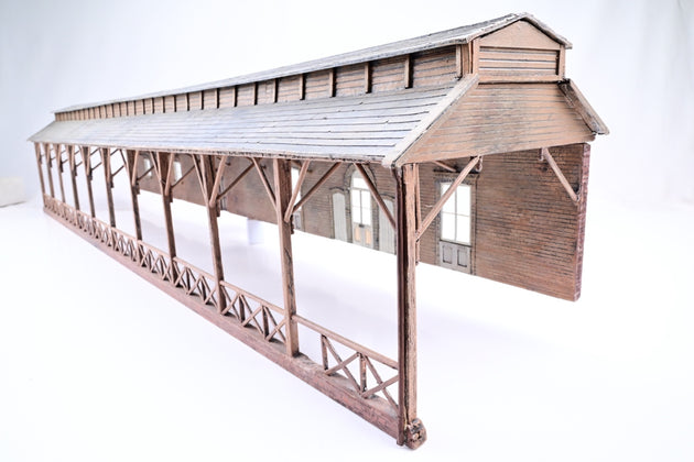 O Gauge Single Track Station & Goods Shed - Collection Only