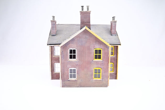 O Gauge Semi Detached House Rear - Half Relief