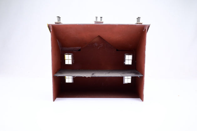 O Gauge Semi Detached House Rear - Half Relief