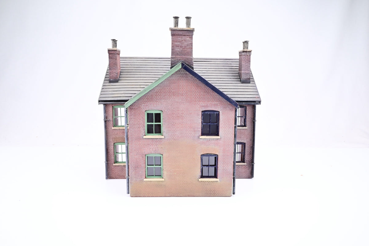 O Gauge Semi Detached House Rear - Half Relief