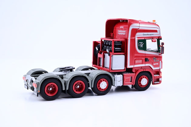 NZG 1:50 Scale 717/02 Scania 4 Axle Tractor Unit Finn Hanson - Boxed