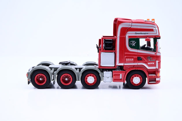 NZG 1:50 Scale 717/02 Scania 4 Axle Tractor Unit Finn Hanson - Boxed