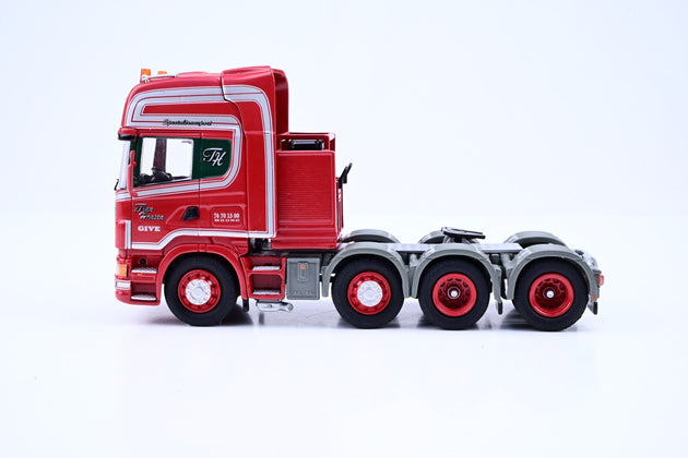 NZG 1:50 Scale 717/02 Scania 4 Axle Tractor Unit Finn Hanson - Boxed