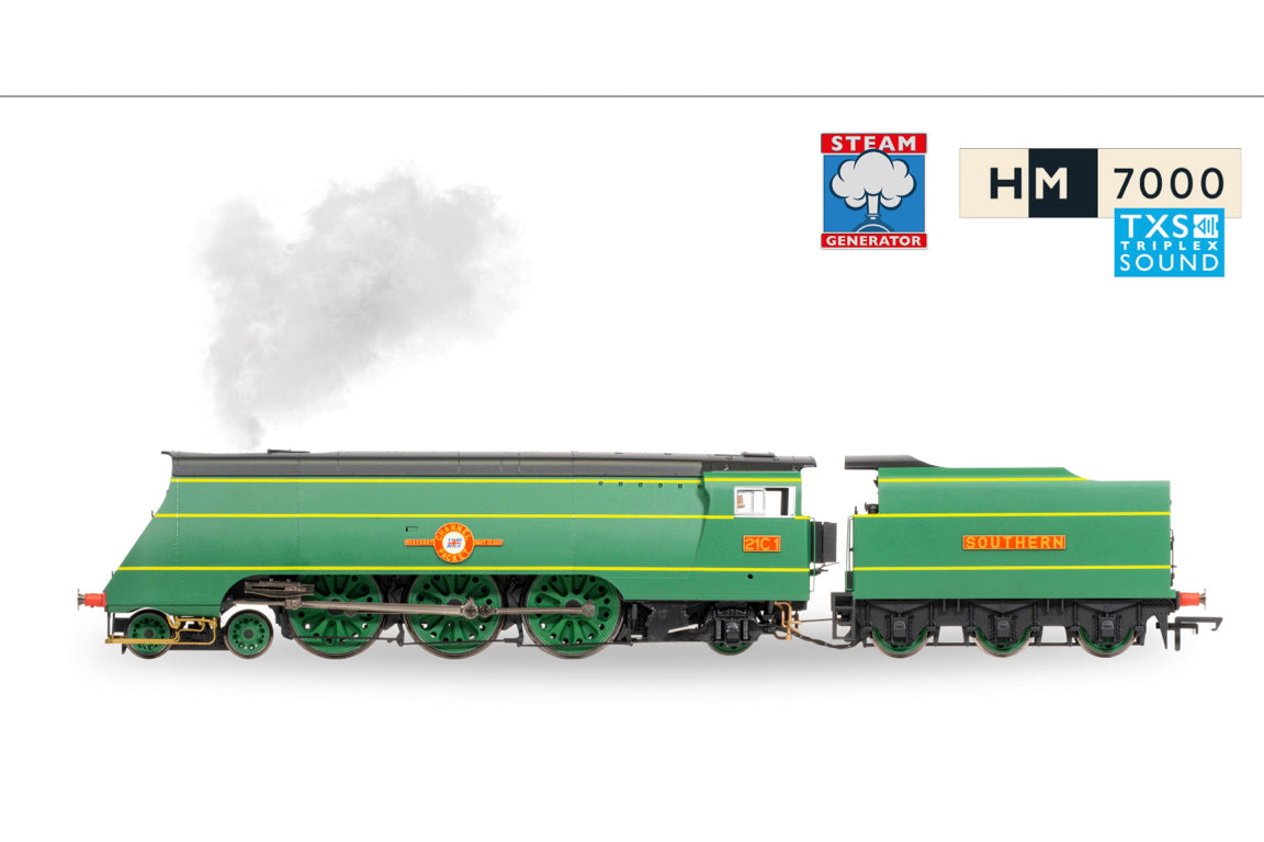 Hornby OO Gauge R30399SS SR Merchant Navy Class - 21C1 'Channel Packet