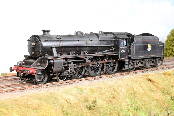 Sancheng O Gauge BR Black Early Emblem Stanier Class 5 'Black Five' No.45073